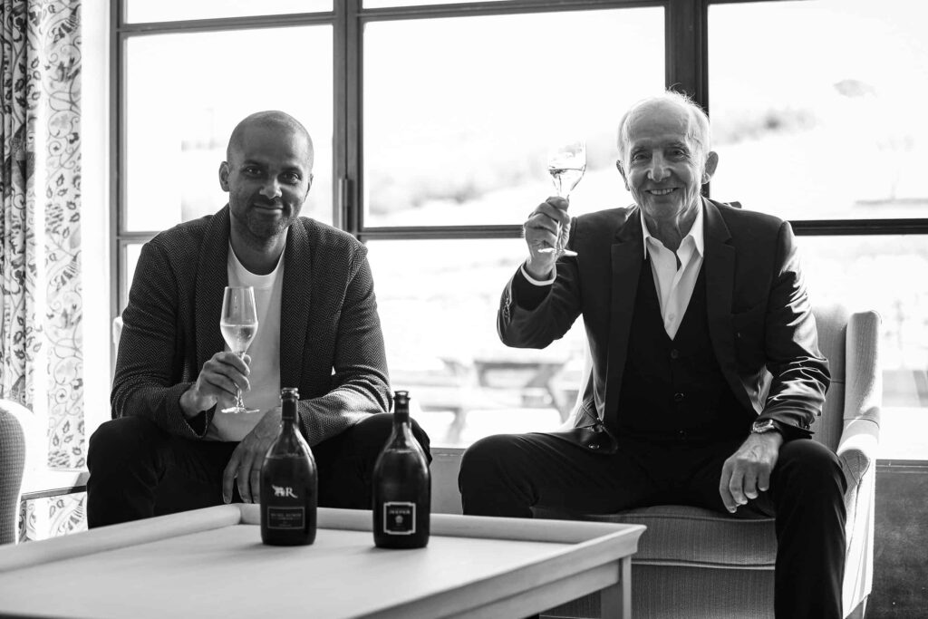 Tony Parker et Michel Reybier