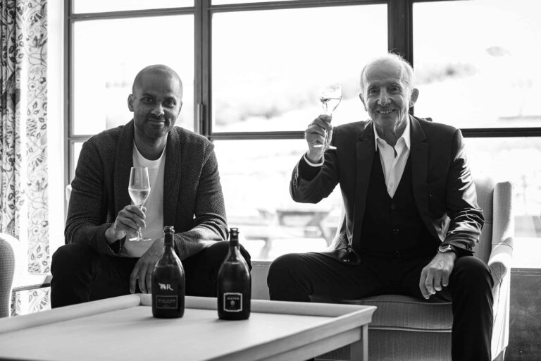 Tony Parker et Michel Reybier